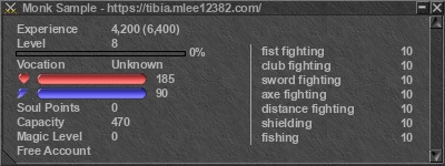 Signature for player Monk Sample